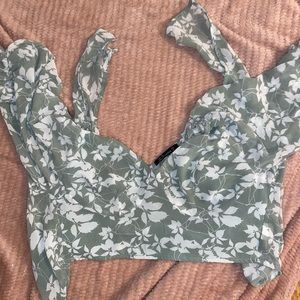 Green cropped blouse from Marshall's, super cute never worn